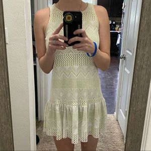 Boho adorable white dress size 4